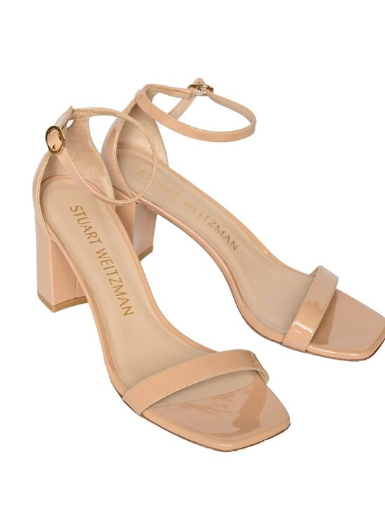 Stuart Weitzman Shoes - STUART WEITZMAN Nudistcurve 75mm (#SA539) Open Toe Sandal Nearly Nude Size 9.5 M